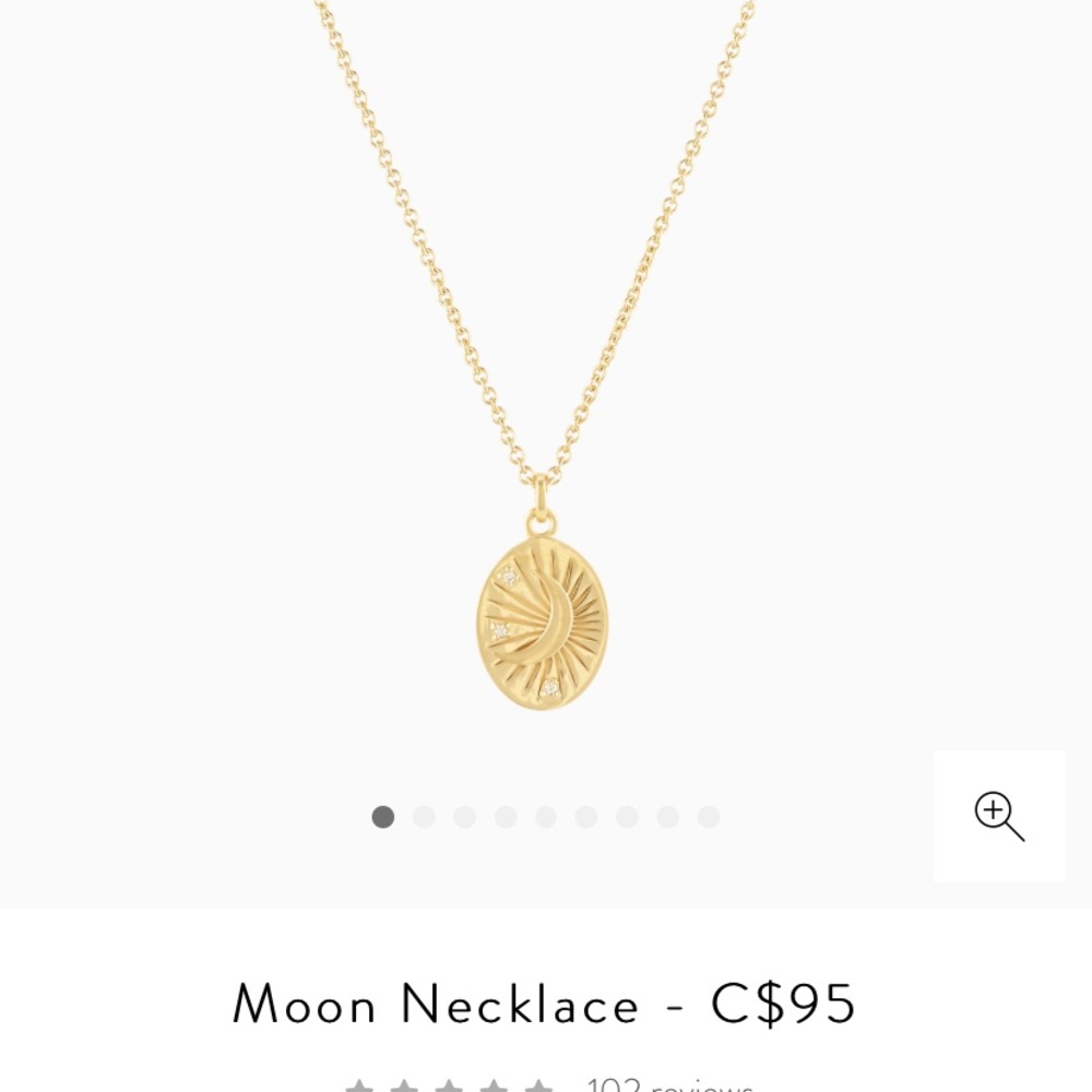 SOLD MEJURI Moon Necklace SOLD